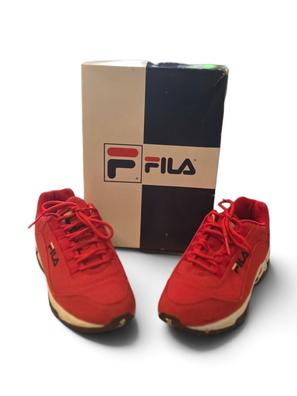 FILA Men’s Red Athletic Sneakers